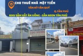 Cho thuê nhà mặt tiền Tân Kỳ Tân Quý 104m2, 2Lầu+ST, 25Triệu - Gần AEON